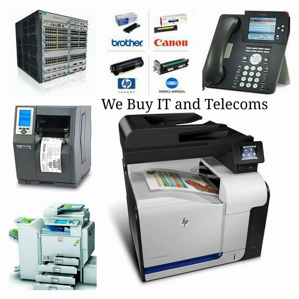We Buy, Sell and Recycle IT Equipment, Printers, Copiers,